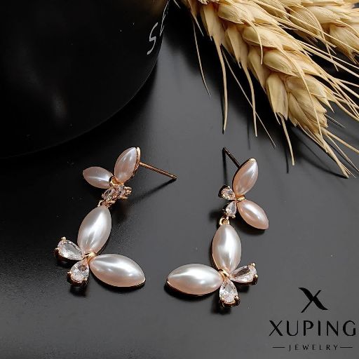 گوشواره مرواریدی ژوپینگ کد 1746 - خرید آنلاین از گالری آداس